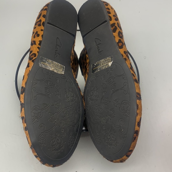 Clarks Cheetah Loafer Flat Shoes Size 6.5 - Picture 5 of 5